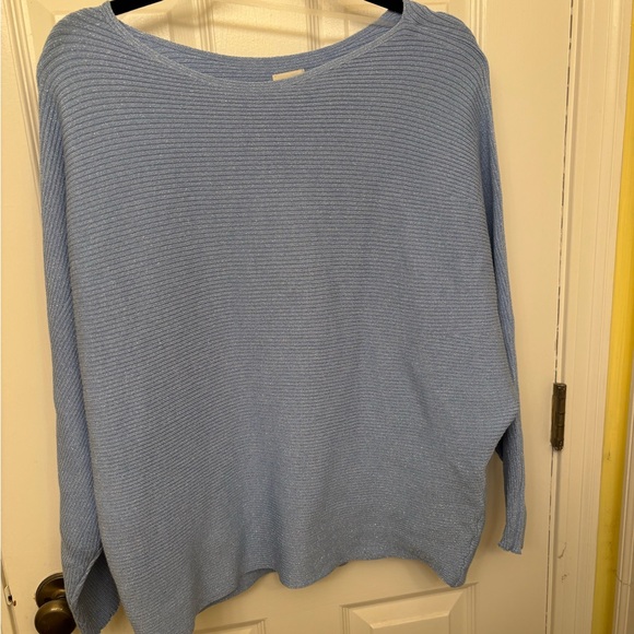 Chico's Sweaters - Chico’s Sparkly Blue size 3 sweater